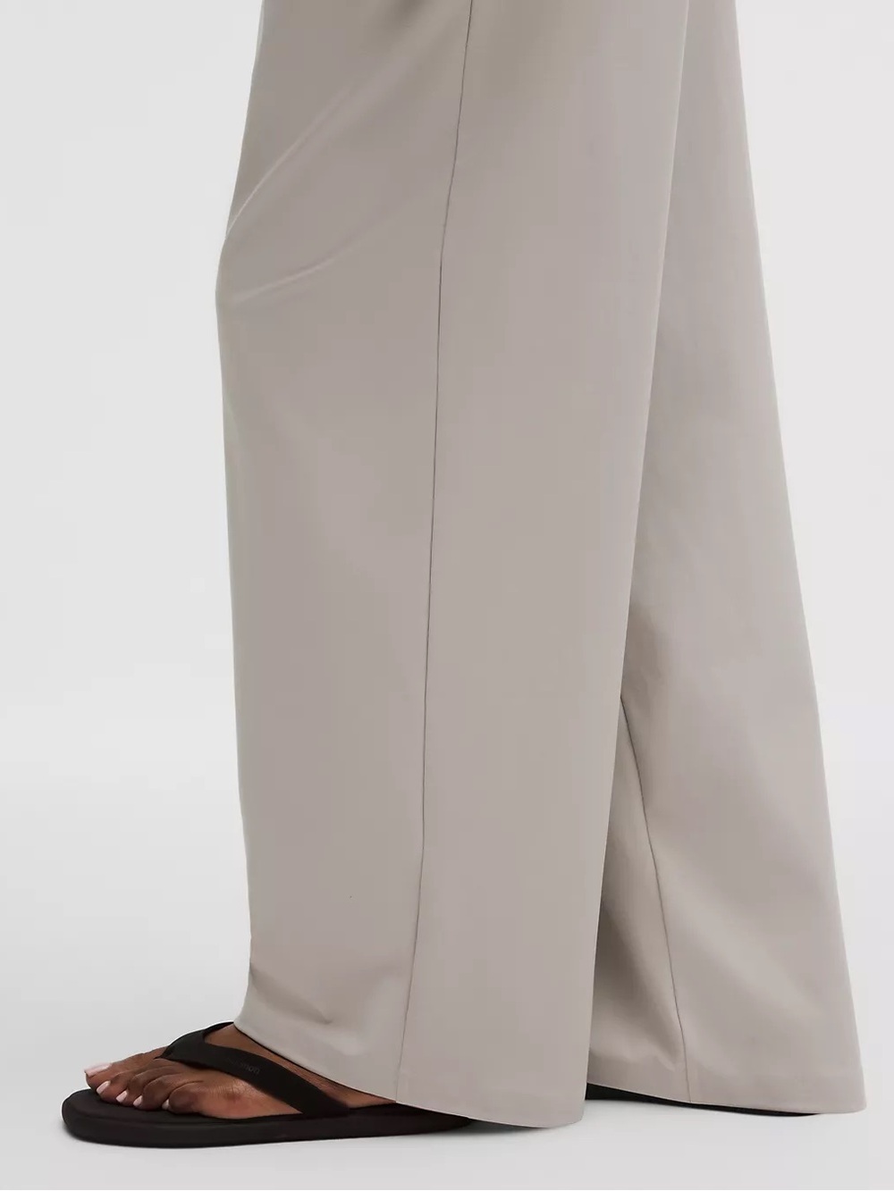 Lululemon Daydrift HR Wide-Leg Trouser Short Downtown Tan L NWT - Picture 9 of 11